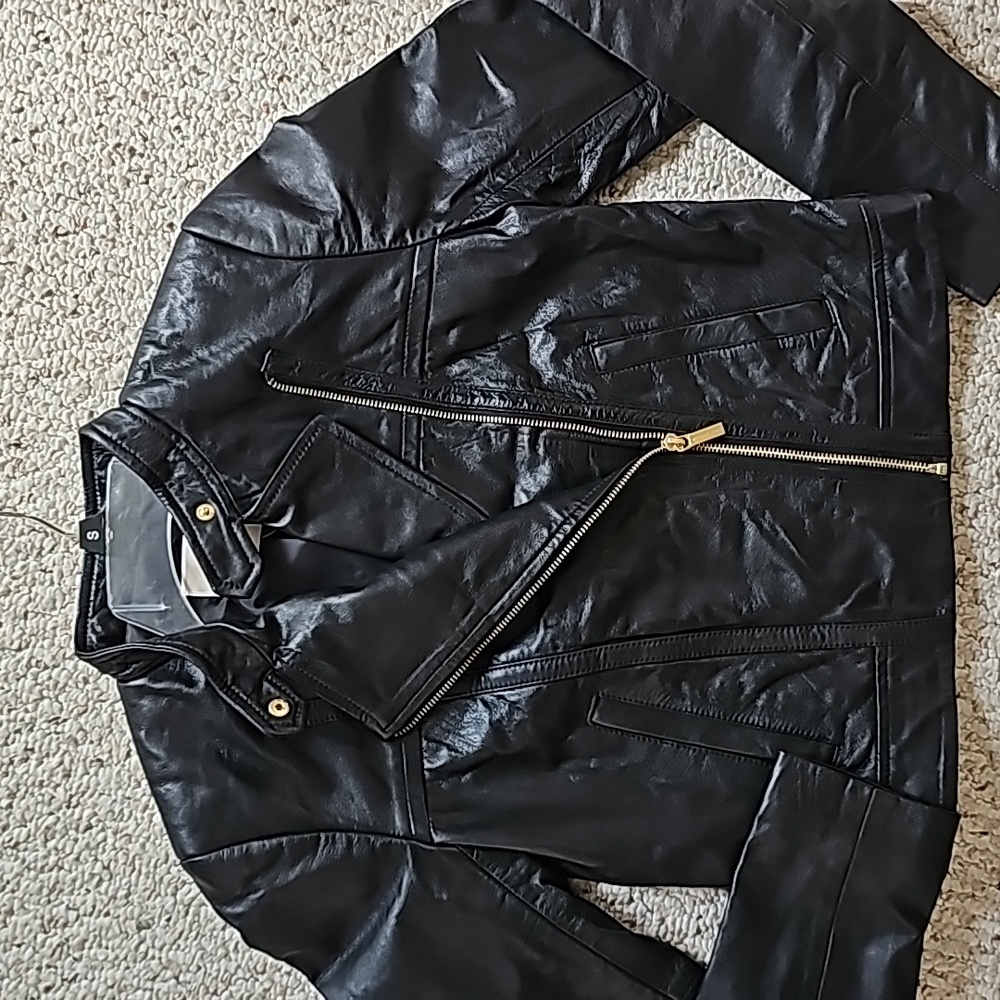Michael Kors Leather Jacket - Picture 11 of 15